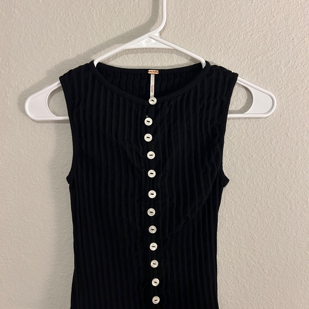 Free People Tilly Vest in Black